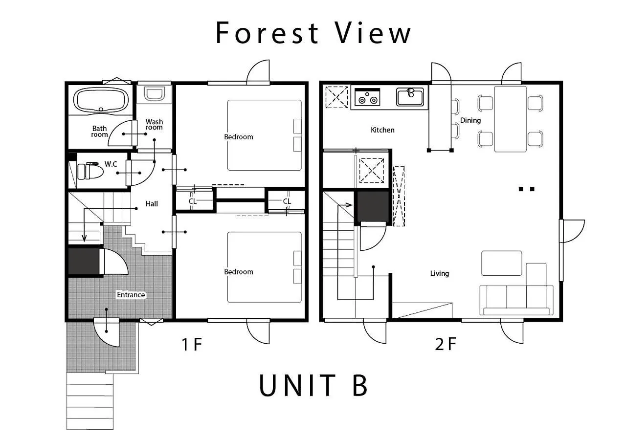 Forest View Holiday home Furano Apartment